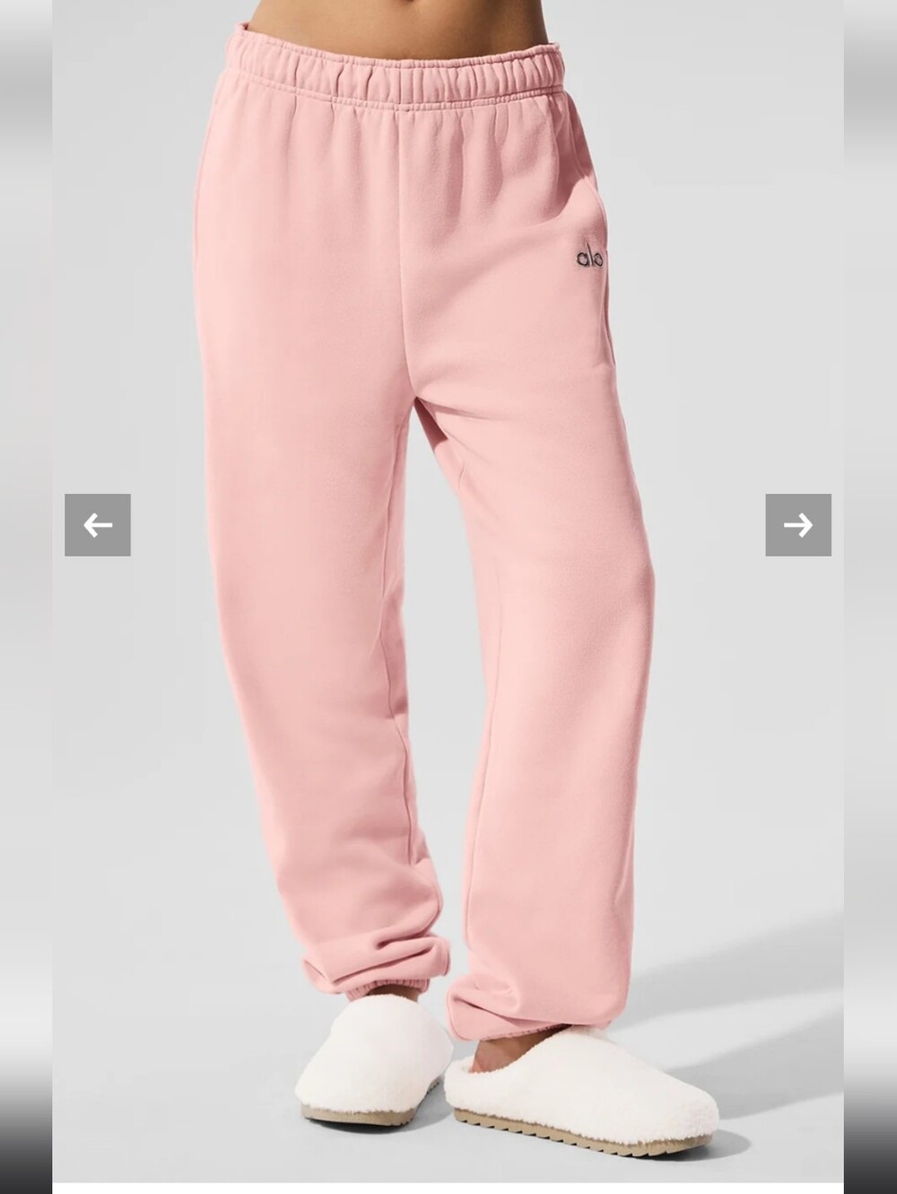 Alo Yoga Pink Quartz Jogger Sweatpants